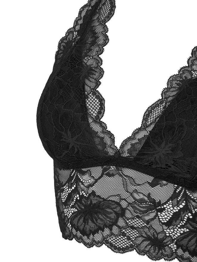 Hunkemöller Hunkemöller Top nedrček Stormi 300738 Črna