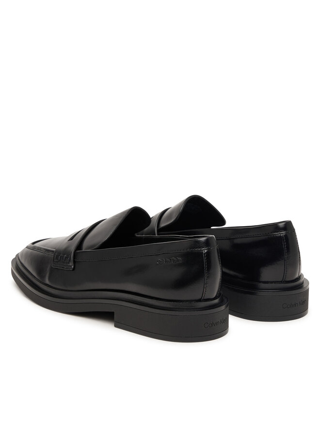 Calvin Klein Slipper Calvin Klein Square Loafer Lth HW0HW03183 Schwarz