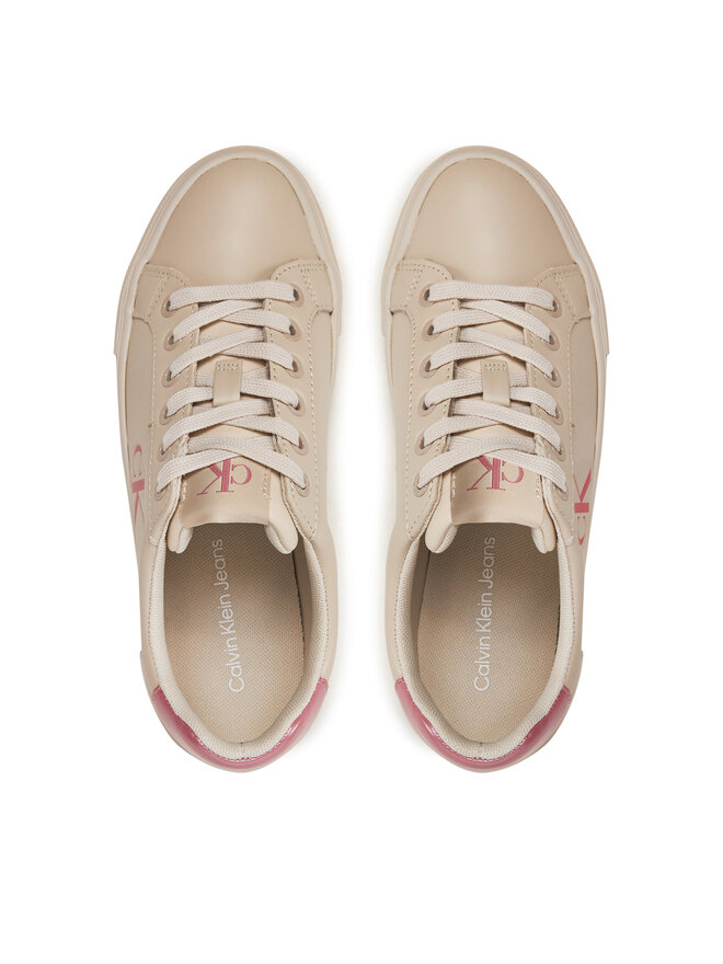 Calvin Klein Jeans Zapatillas Calvin Klein Jeans Vulc Flatform YW0YW01613 Écru