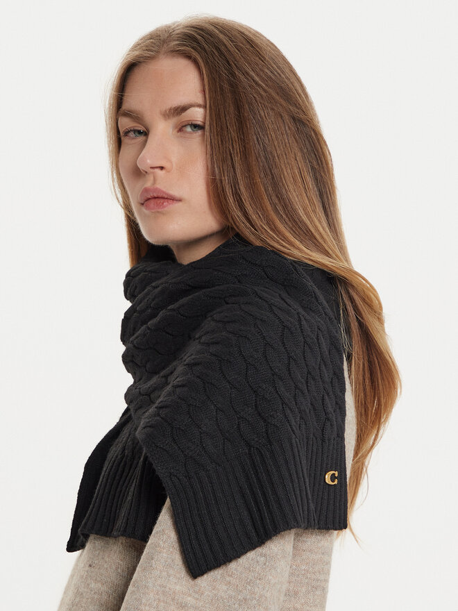 Coach Зимен шал Coach 29CO100294 Черен