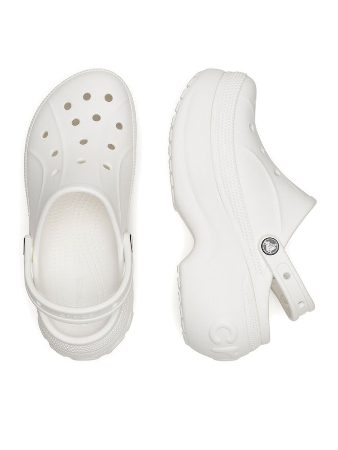 Klapki Crocs BELLA CLOG 210062-100 Biały | eobuwie.com.pl