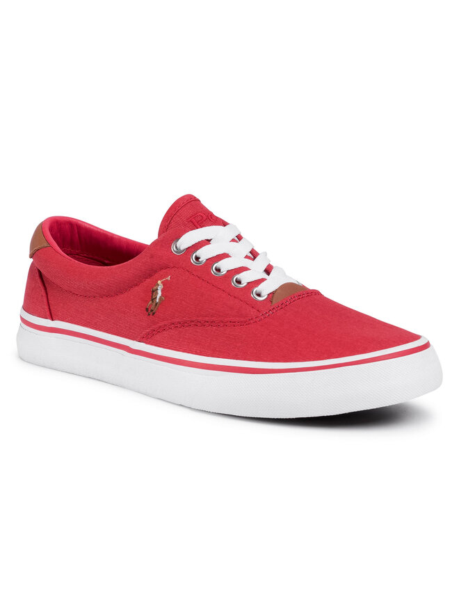 Polo Ralph Lauren Πάνινα παπούτσια Polo Ralph Lauren Thorton 816816972001 Κόκκινο