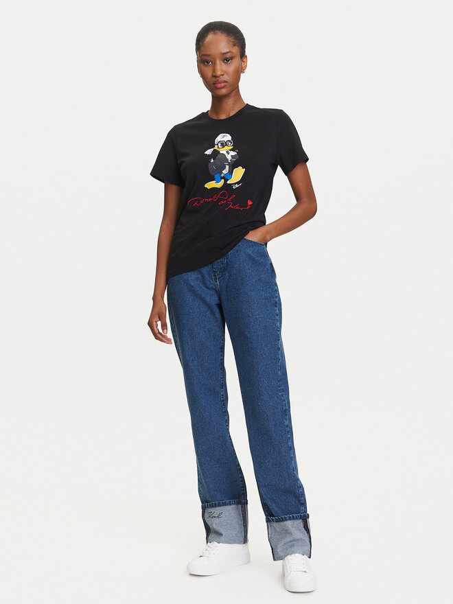 KARL LAGERFELD KARL LAGERFELD T-Shirt A3W17090 Μαύρο Regular Fit