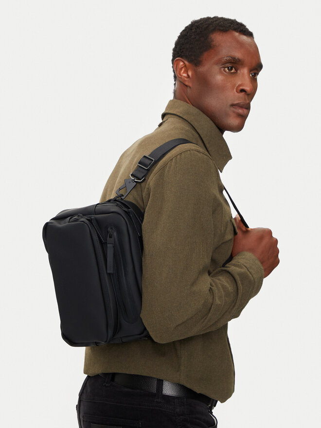 Rains Τσαντάκι Rains Cargo Box Bag W3 14110 Μαύρο