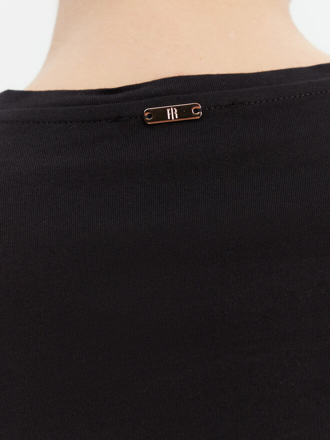 Fracomina Fracomina T-Shirt FS25ST3002J400G5 Μαύρο Regular Fit