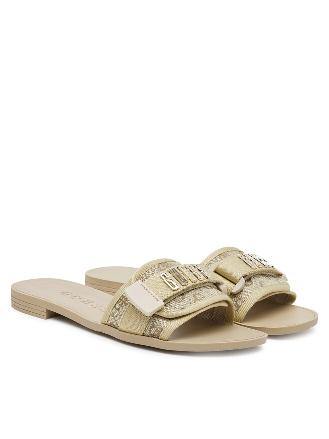 Guess Pantoletten Guess FLJELY LEL19 Goldfarben