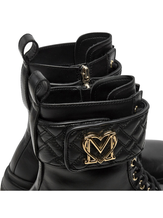 LOVE MOSCHINO Schnürstiefeletten LOVE MOSCHINO JA24175G1LIA0000 Schwarz