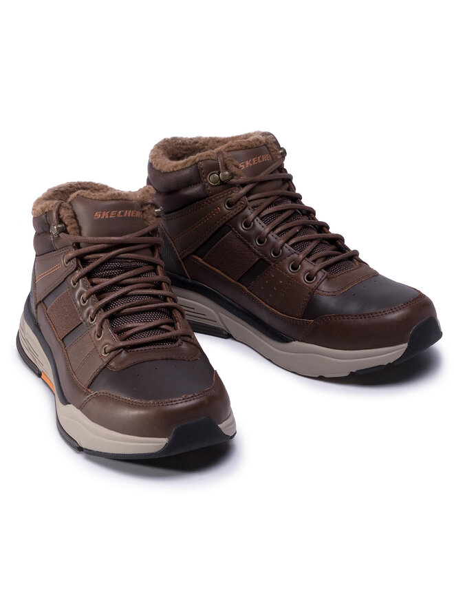 Skechers Trzewiki Skechers Voren 66199/BRN Brązowy