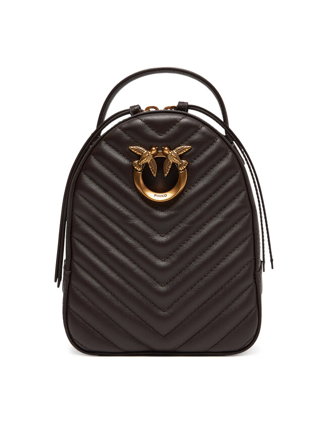 PINKO Plecak PINKO Love Click Mini Backpack PE 25 PLTT 103614 A1J2 Brązowy