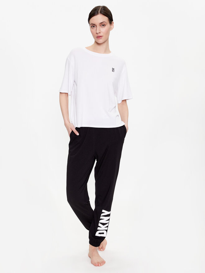 DKNY DKNY Camiseta de pijama YI2422635 Blanco Loose Fit