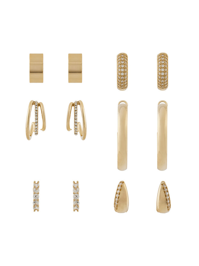 Aldo Set di 6 paia di orecchini Aldo Talalagyn 13868572 Oro
