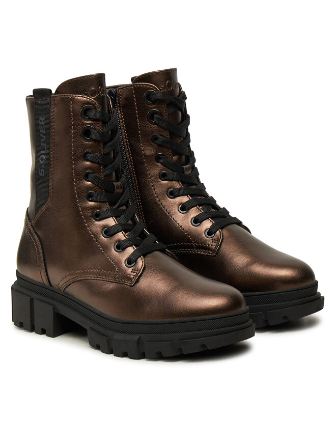 s.Oliver Schnürstiefeletten s.Oliver 5-25221-43 Braun