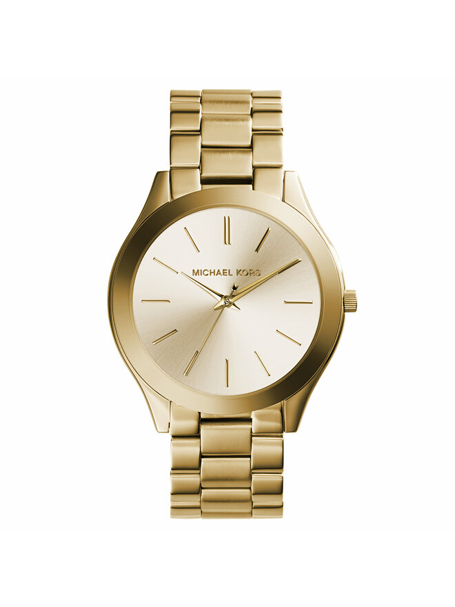 Michael Kors Zegarek Michael Kors Slim Runway MK3179 Złoty