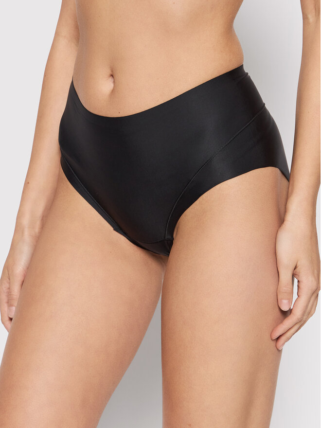 Selmark Selmark Klassischer Damenslip mit hoher Taille Basicos 00243 Schwarz
