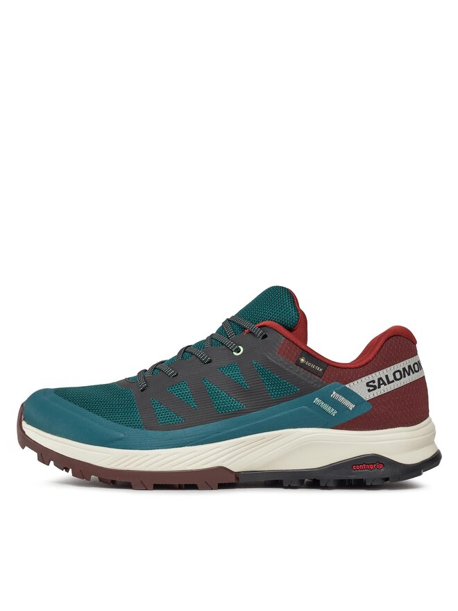 Salomon Trekkingi Salomon Outrise Gtx L47142100 Zielony
