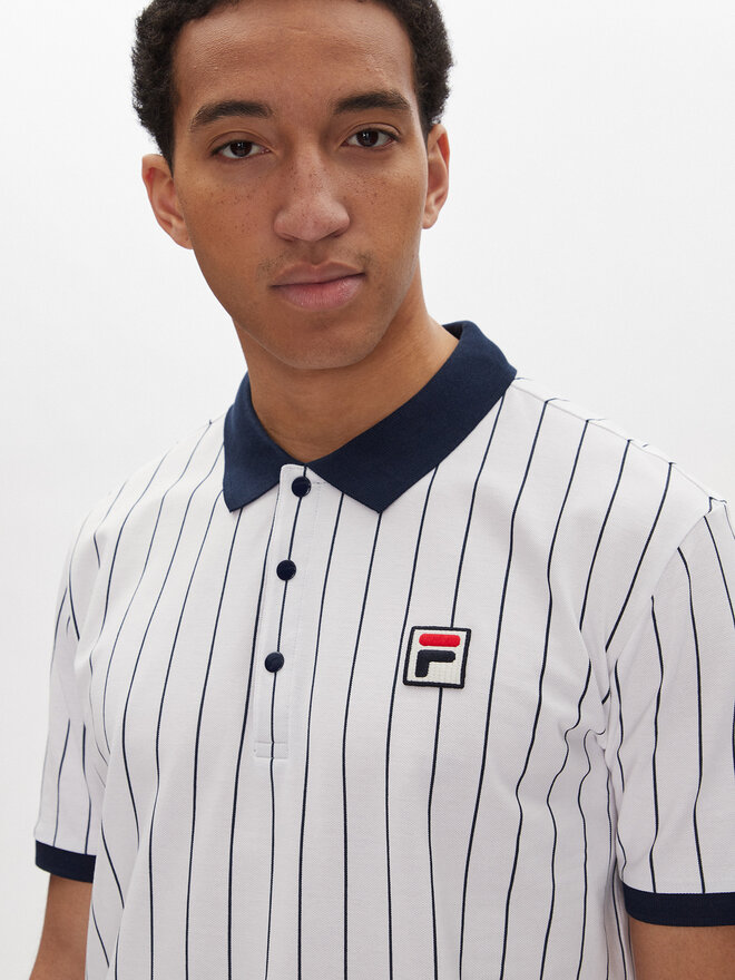 Fila Fila Polo Linter FAM0923 Λευκό Regular Fit