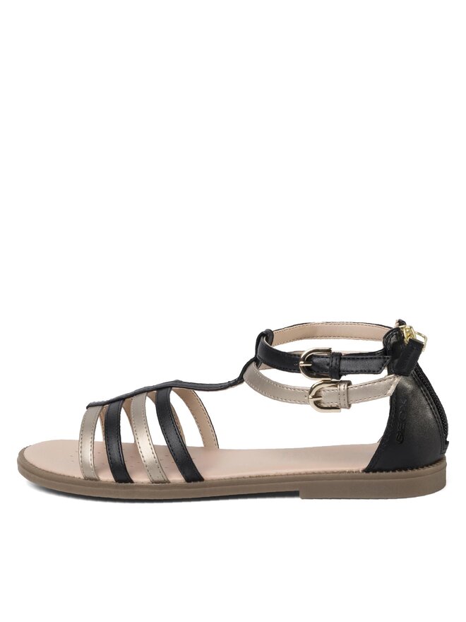 Geox Σανδάλια Geox J S.Karly G. D J7235D 054AJ C0531 S Μαύρο