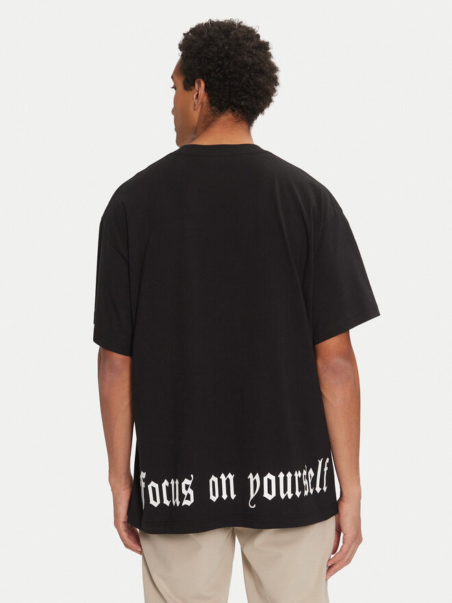 Just Cavalli Just Cavalli T-Shirt 77OAHE14 Schwarz Regular Fit
