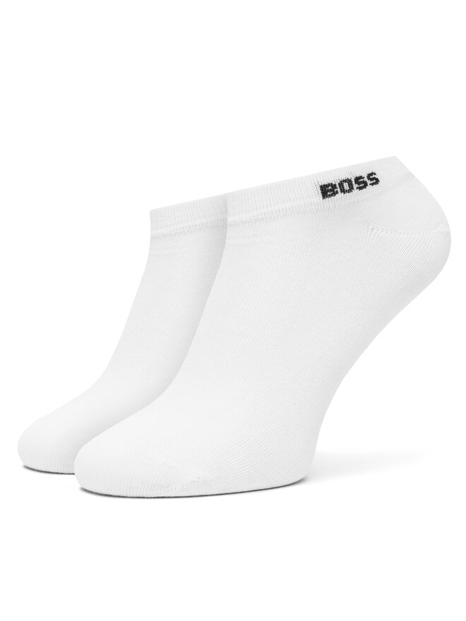 BOSS 2er-Set niedrige Damensocken BOSS 50502054 Weiß