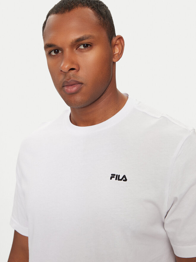 Fila Fila Marškinėliai Berloz FAM0340 Balta Regular Fit