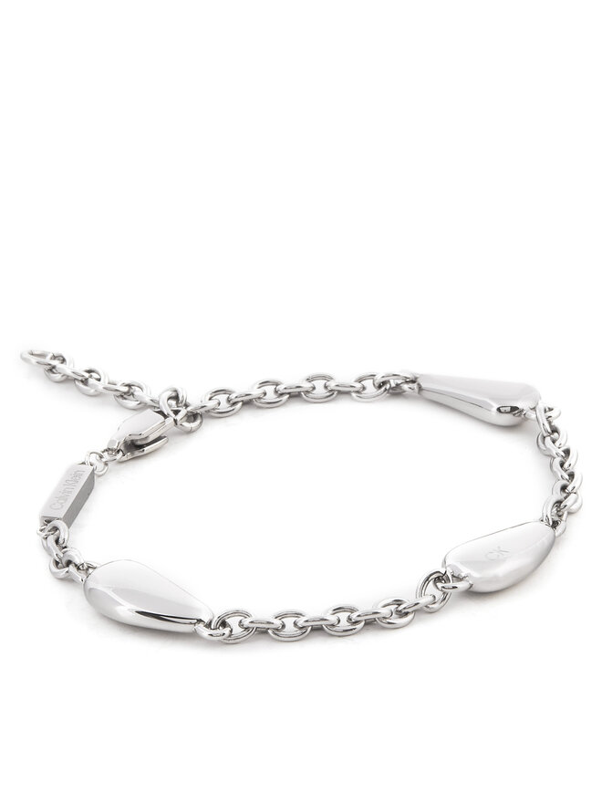 Calvin Klein Bransoletka Calvin Klein 35000603 Srebrny