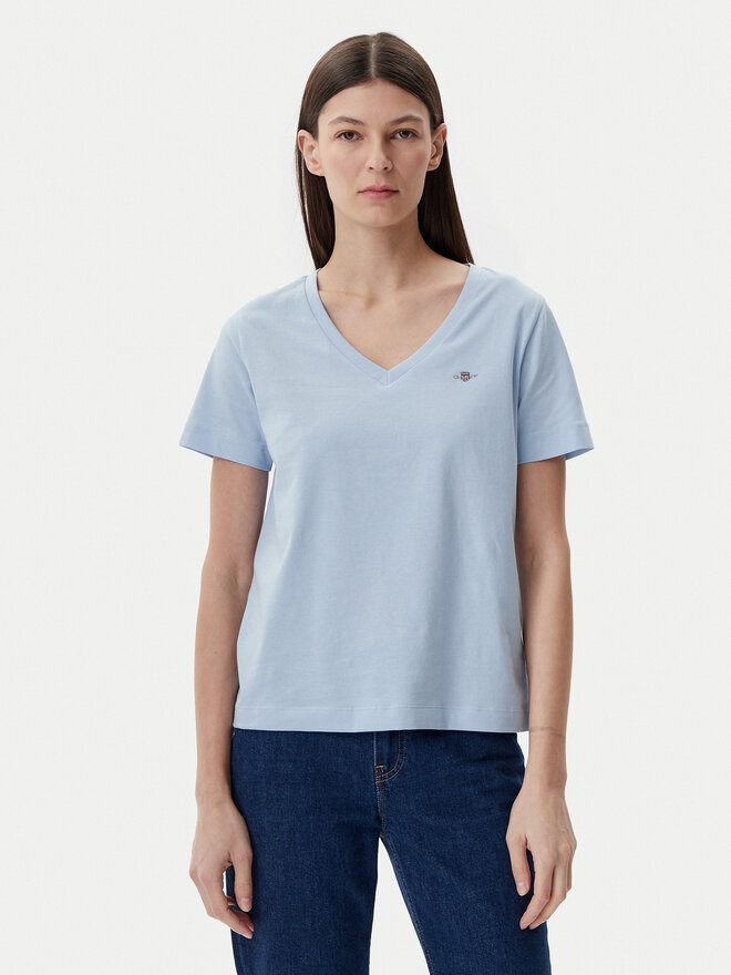 Gant Gant Camiseta Shield 4200750 Azul Regular Fit