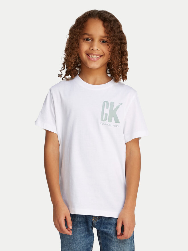 Calvin Klein Jeans Calvin Klein Jeans T-Shirt Surf Graphic IB0IB02447 Weiß Regular Fit