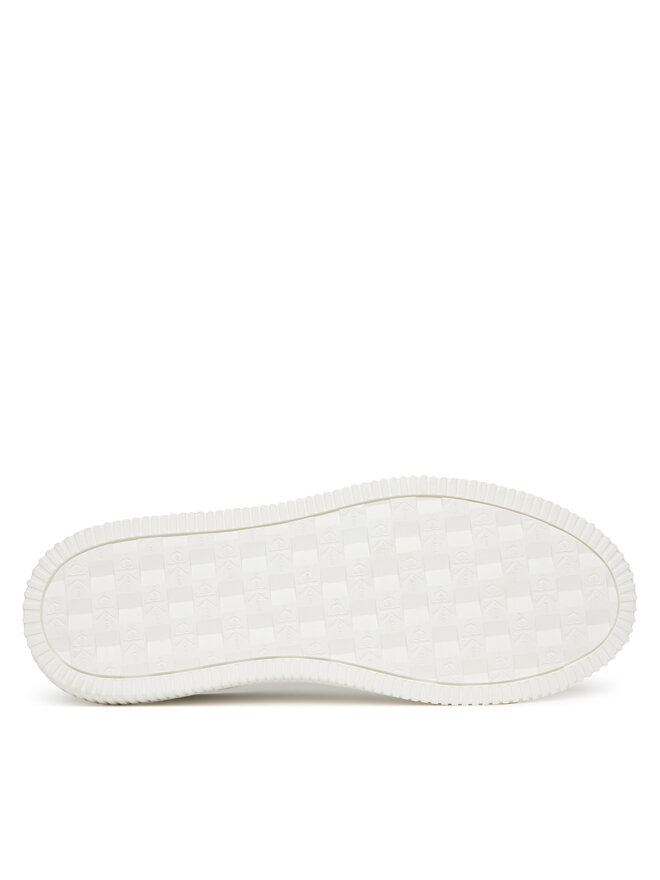 Calvin Klein Jeans Snīkeri Calvin Klein Jeans Chunky Cupsole Ru Patch Lth YM0YM01296 Balts