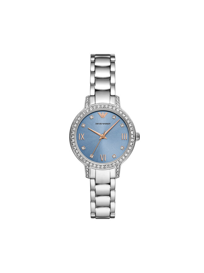Emporio Armani Zegarek Emporio Armani Cleo AR11585 Srebrny