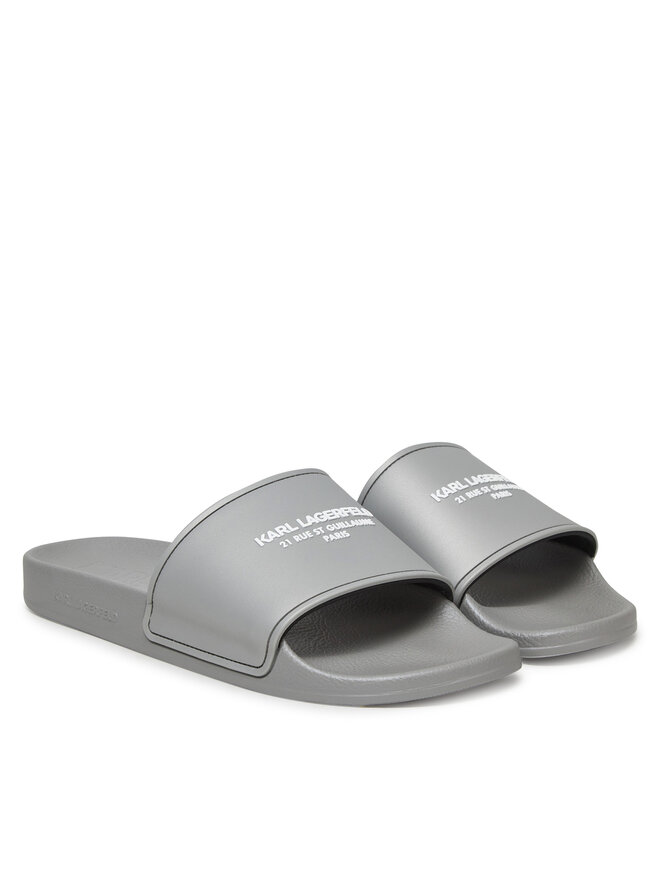KARL LAGERFELD Pantoletten KARL LAGERFELD KL70008A Grau