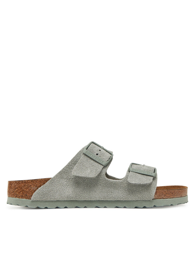 Birkenstock Klapki Birkenstock Arizona zamsz 1029215 Zielony