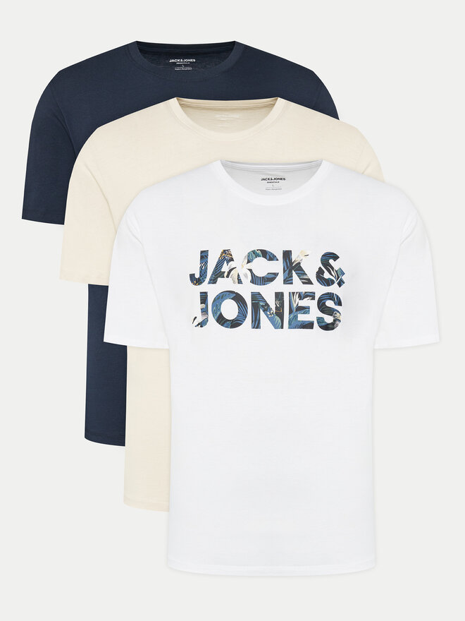 Jack&Jones Jack&Jones Set od 3 majice Bryan 12277956 Šarena Relaxed Fit