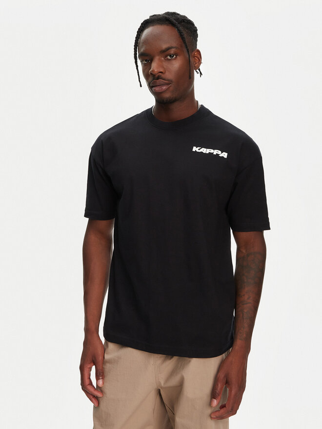 Kappa Kappa T-Shirt Nyle 351S5GW Μαύρο Regular Fit