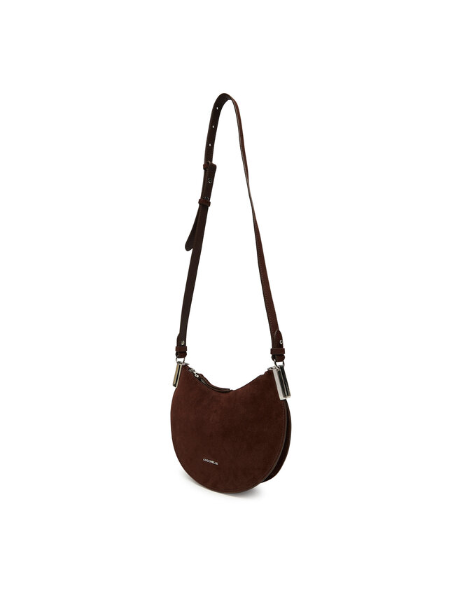 Coccinelle Ročna torba Coccinelle QKG Coccinellesunup Suede E1 QKG 13 03 Rjava