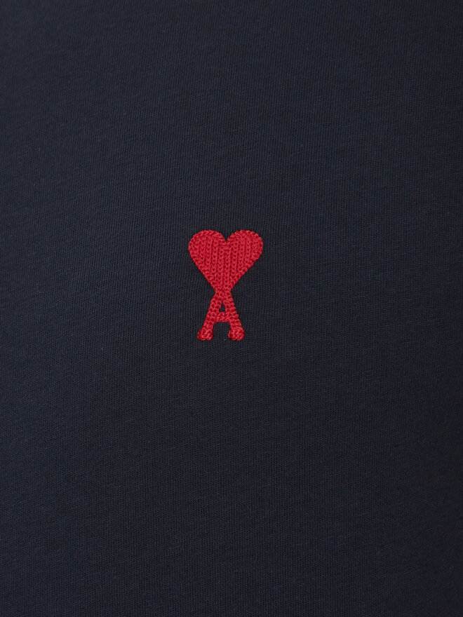 AMI PARIS AMI PARIS T-Shirt BFUTS035.724 Dunkelblau Regular Fit