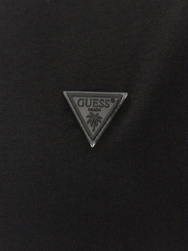 Guess Guess Marškinėliai F3GI00 K8HM0 Juoda Regular Fit