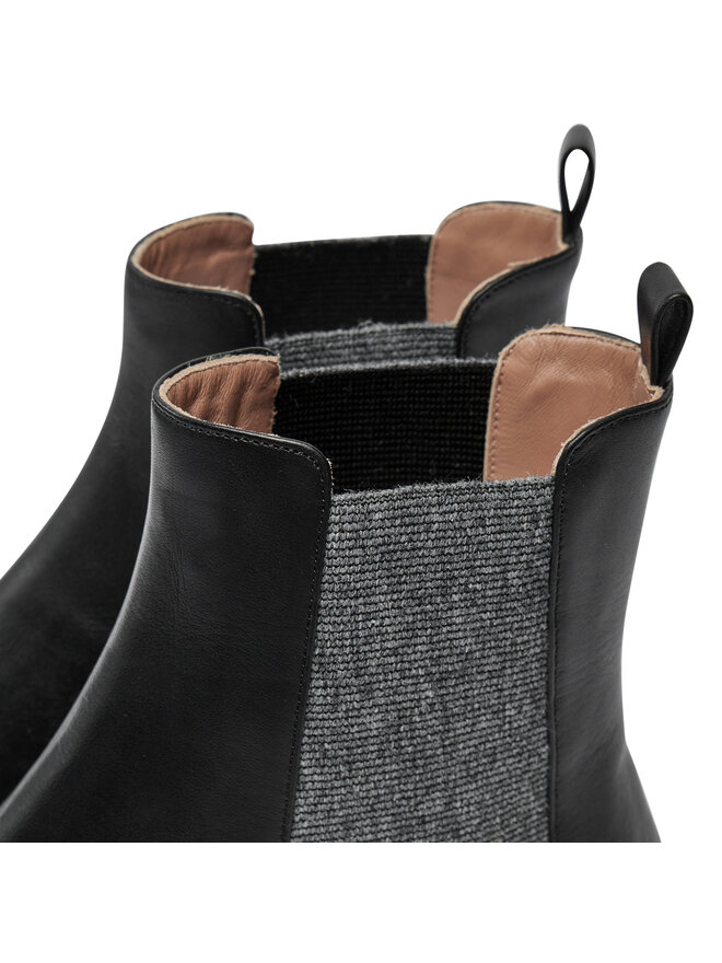 Pollini Μποτάκια με λάστιχο Pollini SA21083G1LTDG000 Μαύρο
