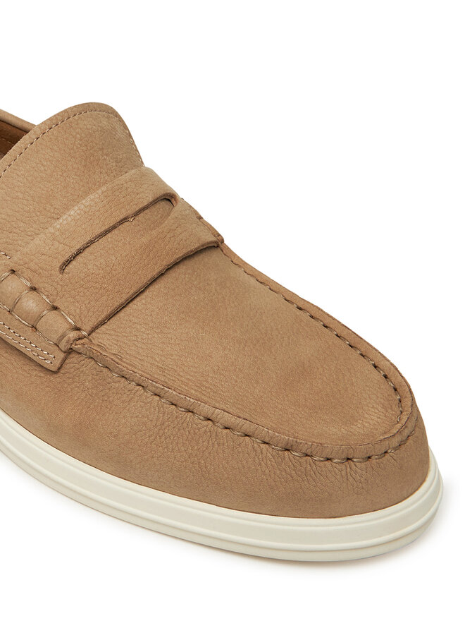 Tommy Hilfiger Мокасини Tommy Hilfiger Nubuck P Loafer FM0FM05350 Бежевий