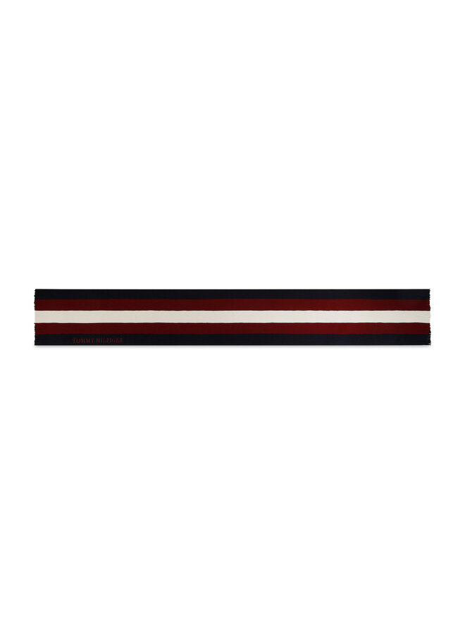 Tommy Hilfiger Schal Tommy Hilfiger Prep Raschelle Scarf AM0AM10367 Dunkelrot