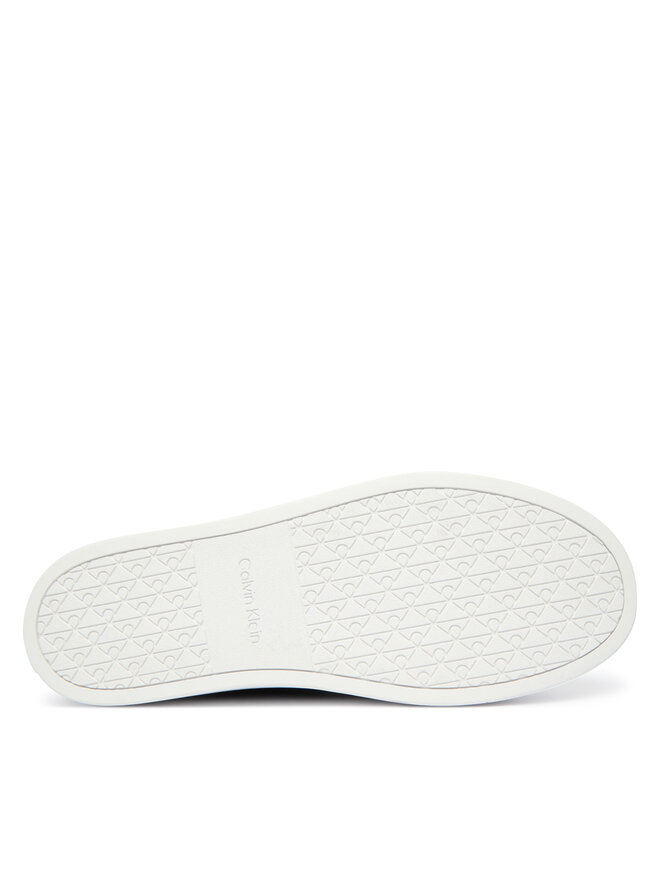 Calvin Klein Sneakers Calvin Klein Hybrid Clean Cup Mid Boot Lth HM0HM02010 Vișiniu