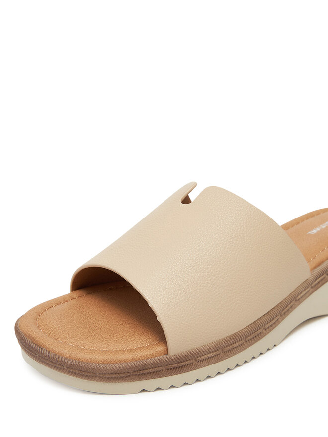 Clara Barson Pantoletten Clara Barson WFA3692-1 Écru