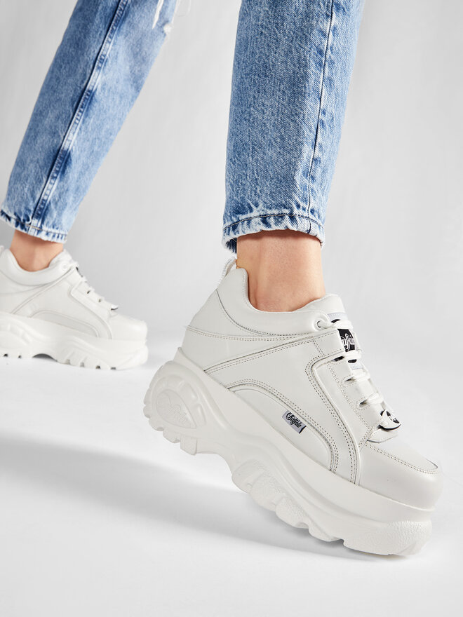 Buffalo white sneakers clearance