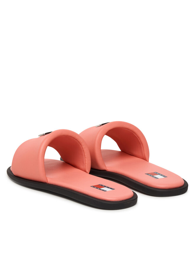 Tommy Jeans Pantoletten Tommy Jeans Tjw Soft Padded Casual Slide EN0EN02950 Rosa