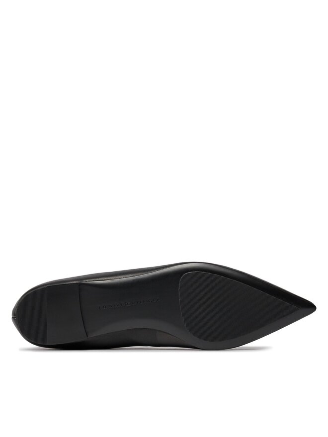 Tommy Hilfiger Ballerinas Tommy Hilfiger Essential Pointed Ballerina FW0FW07863 Schwarz