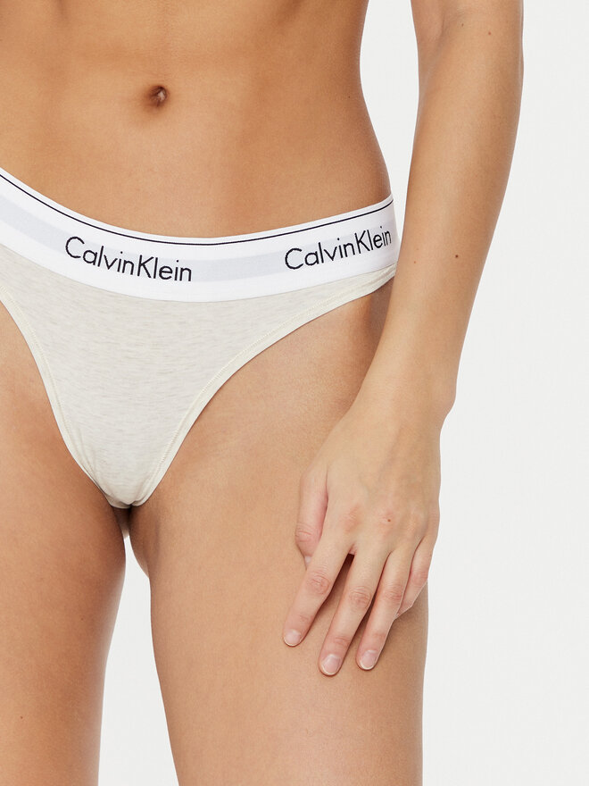 Calvin Klein Underwear Calvin Klein Underwear Стрінги 0000F3786E Бежевий