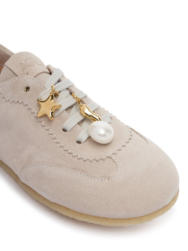 AGL Halbschuhe AGL Hoola Hoop P Charms D562019PGF Creme