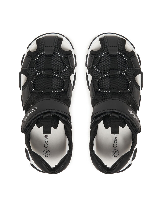 Calvin Klein Sandalen Calvin Klein Velcro Sandal V1B2-83320-1591 Schwarz