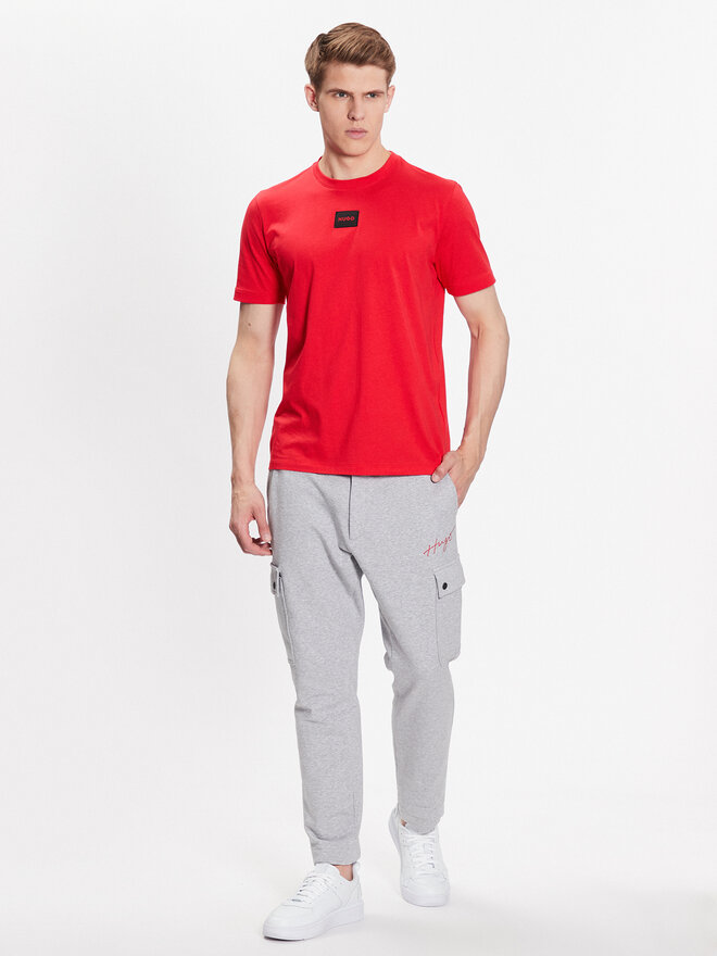 HUGO HUGO Camiseta Diragolino212 50447978 Rojo Regular Fit