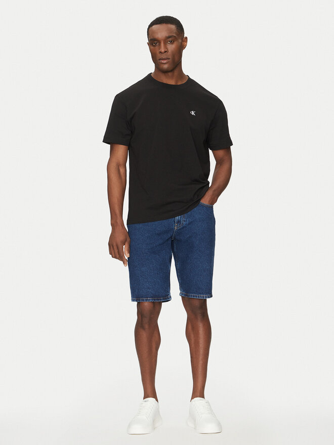 Calvin Klein Jeans Calvin Klein Jeans T-Shirt Serif Font Graphic J30J327473 Μαύρο Regular Fit