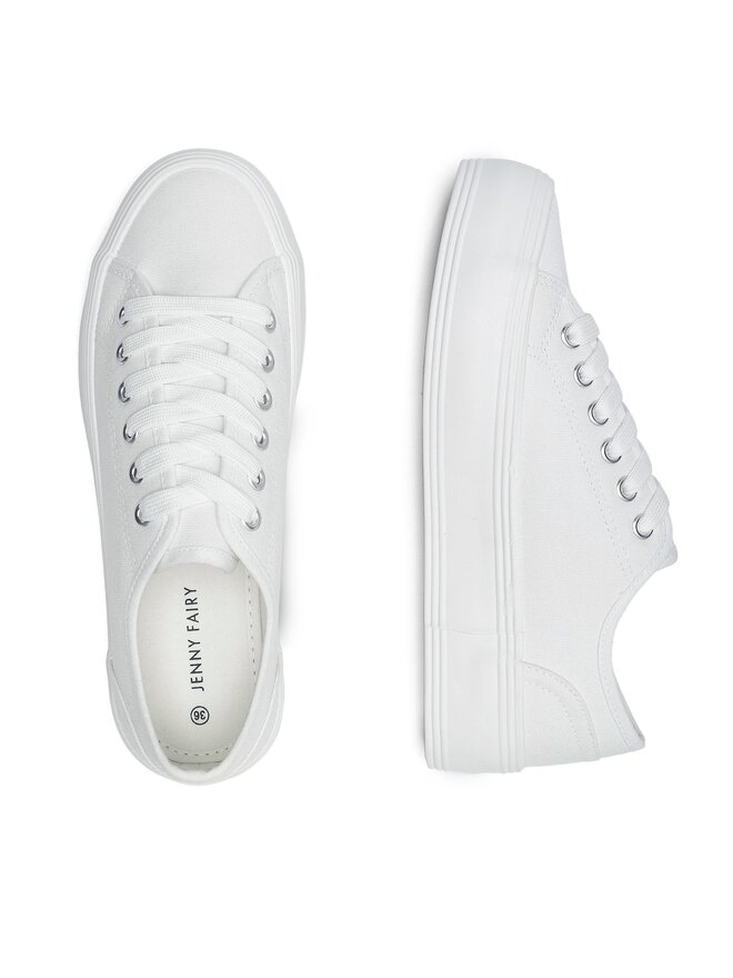 Jenny Fairy Sneakers aus Stoff Jenny Fairy WSS20465-01 Weiß